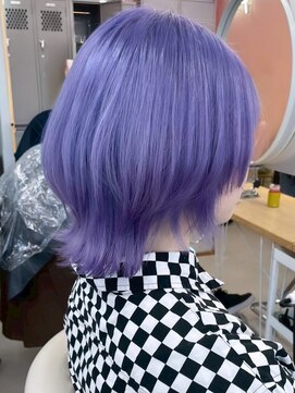 プネル 渋谷(PUNEL) 渋谷 ラベンダー/パープル　バイオレット　ウルフ　ケアブリーチ