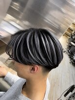 ORIGIN大須/上前津/パーマ/ハイトーン/メンズ特化【オリジン】【6/5 NEW OPEN(予定)】&nbsp;シルバーメッシュ