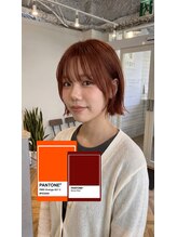 テーラヘアー 北習志野店(TELA HAIR)&nbsp;オレンジボルドー×ボブ◎