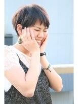 ヘアサロンエム 川越(HAIR SALON M)&nbsp;ブルーアッシュで魅せるベビーショート