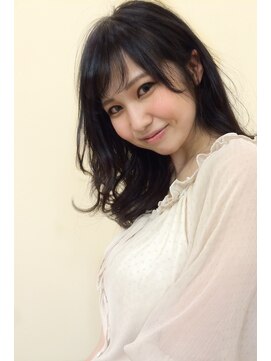 ラウンジ モリオ イケブクロ(Lounge MORIO Ikebukuro) 【morio池袋】黒髪外ハネセミロング