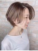大人かわいい前下がりボブ・神戸美容室・◎30代40代50代60代