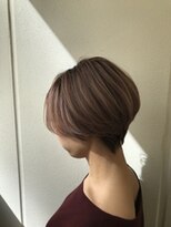 ネウィ グランデ 横浜(newi grande) 大人可愛い20代30代40代小顔ワンサイドショートボブ丸み前下がり