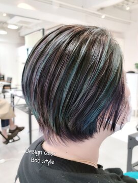 ピュア プレイス ラボ(PURE PLACE LABO) 【PURE PLACE×北島】 デザインカラー×ボブスタイル