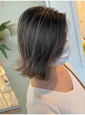 【NAiVE hair】外ハネBOB×グレージュグラデーション★