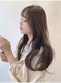 韓国ヘア/イルミナカラー/ニュアンスシアーアッシュ担当中間