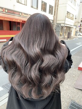 ユニーク(UniQ) ココアラテ×ブリーチなしダブルカラー×髪質改善トリートメント