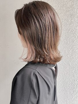 ヘアーアンドアトリエ マール(Hair&Atelier Marl) 【Marl】インナーカラー×ペールピンクカラー