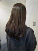 ラベンダーアッシュ×毛先ワンカール