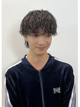 カンゴール サロン トウキョウ セントラル 原宿(KANGOL SALON TOKYO CENTRAL) トレンドの波巻きマッシュウルフ!