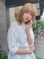 ルービック バランス 天王寺(Rubik's×Balance)&nbsp;ハイトーン/ウルフヘア/透明感ヘーゼルベージュ