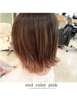アパルトメント ジェシカ(l'appartement de Jessica) エンドカラーピンク