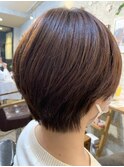 ブリーチ無しで明るめだけど鮮やかなレッドブラウン★