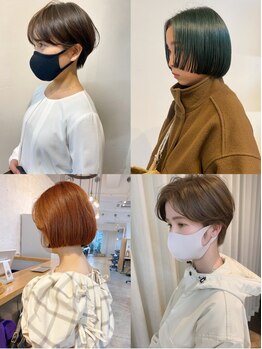 クラフト ヘア デザイン(CRAFT HAIR DESIGN)の写真/あなたに１番フィットするデザインをオーダーメイド感覚で!差がつくショート・ボブはカットが上手いCRAFTへ