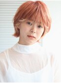 大人可愛い◎20代30代40代前髪パーマショート