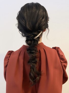 アヴェイル ヒロオ(a'vail Hiroo) 大好評ゆるふわ編みおろしヘアセット