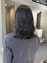 ヘアー アイス ルーチェ(HAIR ICI LUCE)&nbsp;ブリーチなしダブルカラーオリーブグレージュ透明感カラー/今枝