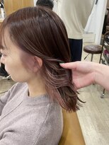 メアリー バイ メリー(marry by merry)&nbsp;【立町メアリーバイメリー】☆切りっぱなしボブ×ペールピンク☆