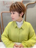 武井俊樹/ベリーショートカット美髪ピンクブラウン髪質改善