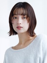 ラフィス ヘアールーチェ 樟葉店(La fith hair luce) 【La fith】外ハネボブ×インナーカラー×レイヤーカット