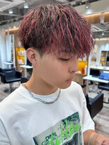 ルースト 渋谷店(ROOST)&nbsp;縦落ちツイスパ×レッドハイライト