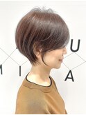大人ショート/髪質改善/レイヤー/白髪ぼかし/グレージュ/横浜