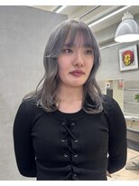 テトヘアー(teto hair)&nbsp;グレージュカラー シルバーカラー ハイトーンカラー