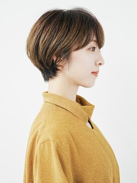 インセプション 銀座(INCEPTION) 切りっぱなしショート・ボブ/絶壁解消/前髪なし/20代/30代/面長