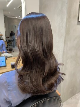 ジーナ 船橋(Zina) 髪質改善＊ロングレイヤーグレーベージュ＊美髪【Zina船橋】