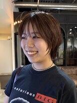 ノラ ヘアーサロン(NORA HAIR SALON) レイヤーショート顔まわりカットボブショートボブレイヤーカット