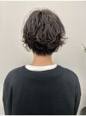 ニュアンスパーマ/ショートパーマ/大人可愛い丸みショートパーマ