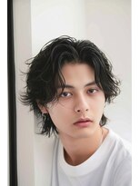 ラナ 新宿(lana)&nbsp;センター分け/パーマ/シャドウパーマ/【lana hair新宿】