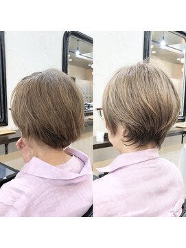 エトネ ヘアーサロン 仙台駅前(eTONe hair salon) 【大人女性】ひし形ショートボブ