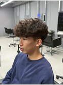 スパイキーショート フェード スペインカール ルーズパーマ