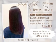 ニシオギ ヴォイス 西荻窪店(nishiogi voice)の雰囲気(髪質改善TRや縮毛矯正でうる艶美髪を創ります☆)