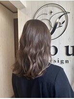 イコウヘアデザイン(icou hair design)&nbsp;ツヤ感UP！オリーブグレージュ☆
