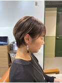 レイヤー/ショートボブ/くびれ/30代40代/切りっぱなし/市川/小岩