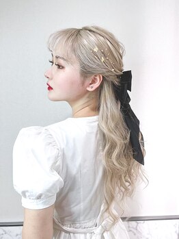 【あおば通】【ヘアセット3000円】イベント前やパーティー、お呼ばれのヘアセットはfee仙台店がおすすめ☆