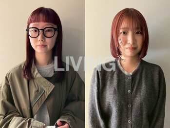 リビング 津田沼(LIVING)の写真/お洒落感が上がる程よい抜け感-透けるようなツヤのハイトーンカラーで印象的なヘアに*[津田沼駅]