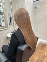 ヘアプレイスソル (HAIR PLACE SoL)&nbsp;ブリーチカラー/ブラウンベージュ/ストレートロング