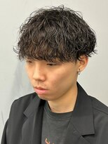 エルマーク 京都駅前(L-MARK)&nbsp;ツイストスパイラルパーマ/メンズ/眉毛/短髪/サーフカール