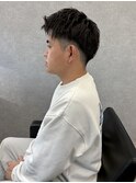 MEN’S/リバースセンターパート/ニュアンスパーマ/群馬太田