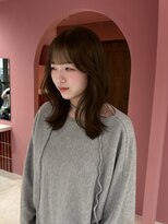 ボタン コロン 表参道 原宿(VOTAN COLON) オリーブブラウン/レイヤーカット/透明感カラー/韓国ヘア