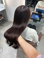 ヘアーメイクチック(HAIR MAKE CHiC) ワインレッド ブリーチなしカラー 透明感カラー