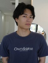 エンリッチヘア(enrich hair)&nbsp;センターパート/ニュアンスパーマ/大人男子