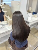 リラクオーレ 三宮 元町(LIRA CUORE)&nbsp;艶グレージュ×髪質改善縮毛矯正