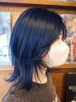ブロック ジャポン(bloc japon) ディープネイビーダークネイビーブルーソフトウルフレイヤー