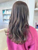 キャアリー(Caary)&nbsp;福山市美容室Caaryロングヘア秋ブラウンカラー透明感ロングヘア