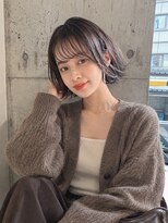 ウル(ulu) 秋色ツヤ感ナチュラルボブ