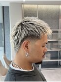 ショートマレット × フェード